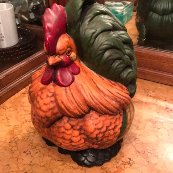 Fabulous VTG ceramic chicken (Cochin) cookie jar